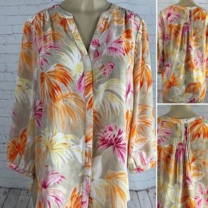 Nydj pintuck blouse